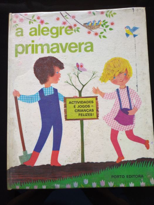A alegre primavera actividades e jogos crianças felizes