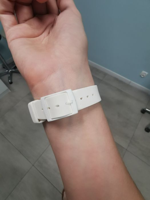 Zegarek swatch gent fioletowy biały