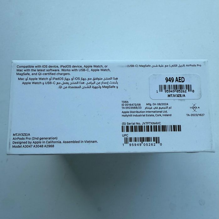 AirPods Pro 2 MagSafe USB‑C MTJV3 2024 оригінал