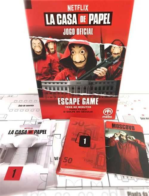 Jogo Tabuleiro Oficial da Netflix - La Casa de Papel