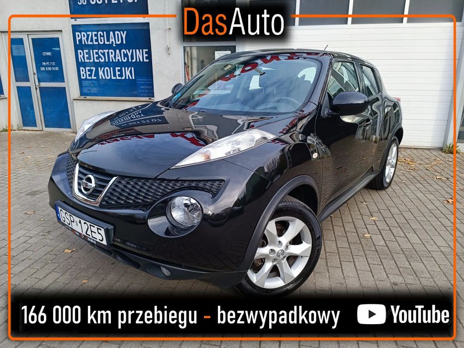 Nissan Juke 166 000 km przebiegu - bezwypadkowy - z Niemiec - 2 KPL kół - FILM