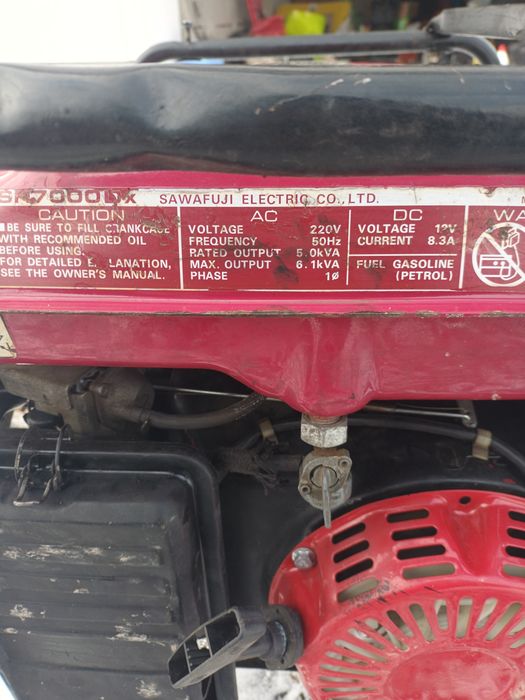 Японський генератор elemax sh7000d(honda)x