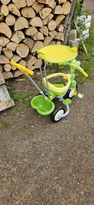 Rowerek z baldachimem dla dziecka