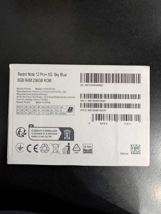 Xiaomi Redmi Note 12  Pro+ 256GB 5g