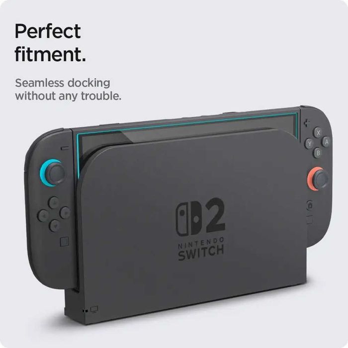 Защитное стекло Spigen Glas.tR EZ FIT 2-Pack для Nintendo Switch 2