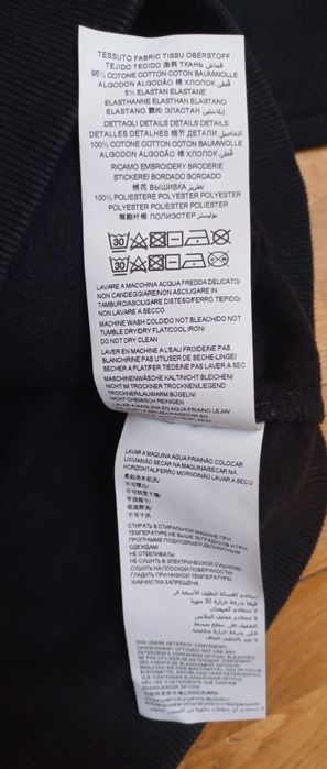 Bluza dresowa chłopięca czarna miś Moschino 5 lat 110cm