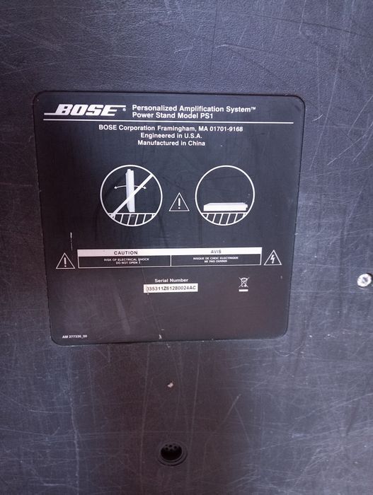 Sistema de som profissional bose