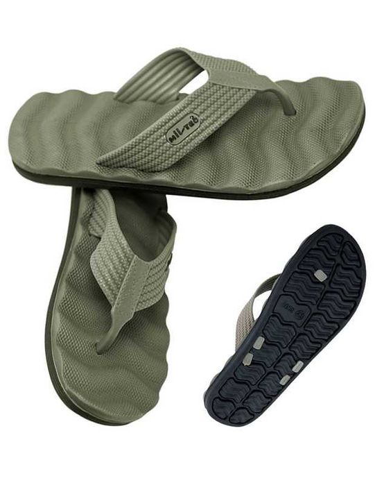 В'єтнамки чоловічі сланці шльопанці Mil-Tec Combat olive/coyote