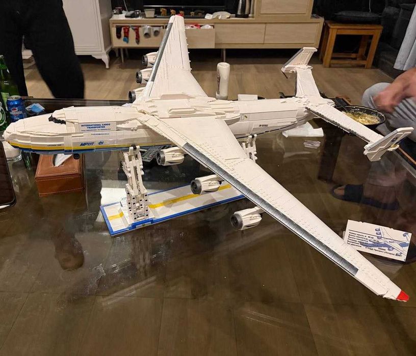 Конструктор Літак АН-225 «Мрія»,  5350 деталей, 1.12м