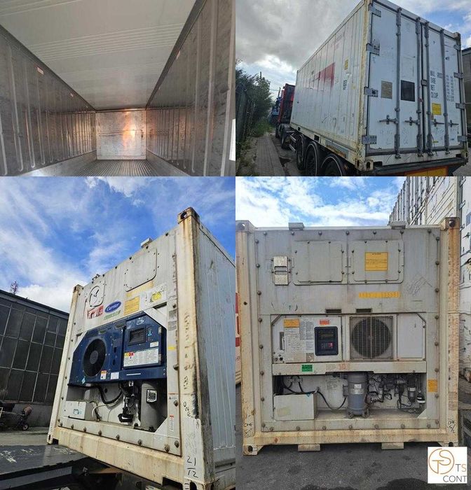 Kontener morski chłodniczy magazynowy 20 RF używany – TS-CONT