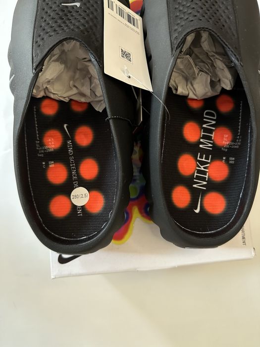 Nike Mind 001 Black Chrome Hyper Crimson Buty Sneakersy 44 Nowe ISPA Recovery Sensory Kicks klapki japonki swag drill drip wygodne