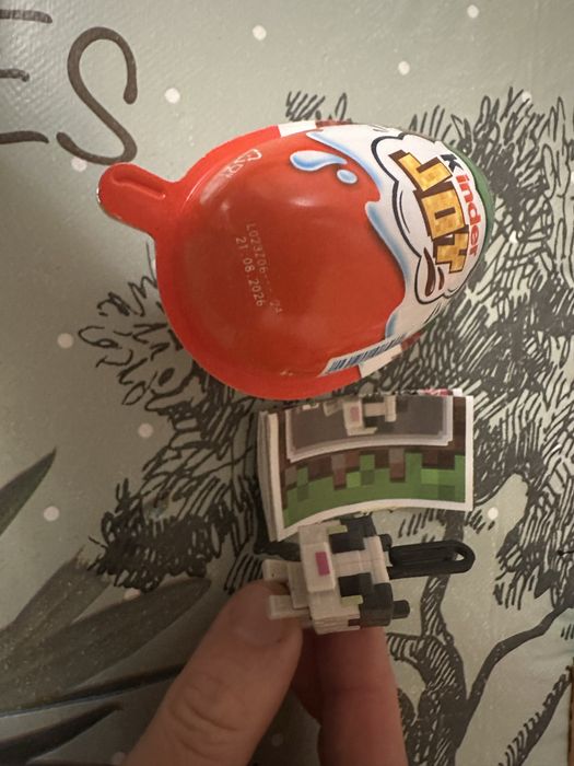 Кіт на скрепці майнкрафт повторки minecraft kinder joy