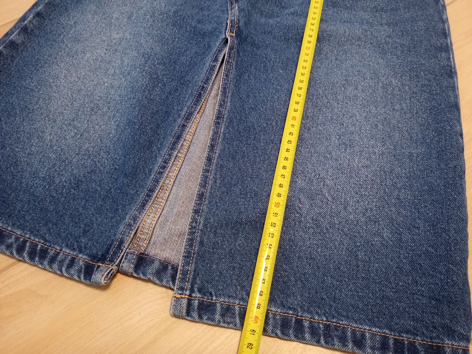 Pull bear spódnica midi dżinsowa 38