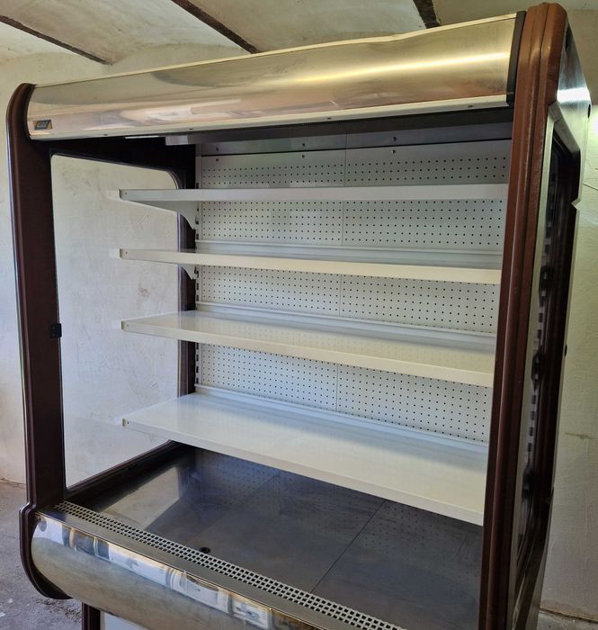 REGAŁ CHŁODNICZY sklepowy z roletą nocną COLD R14 witryna chłodnia