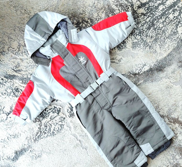 Mariquita Kombinezon zimowy jednoczęściowy Narty szary 92 _  2 lata