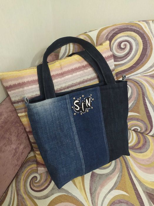 Jeansowa torebka / prezent/handmade