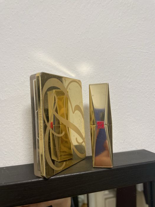 Zestaw Estee Lauder szminka paletka cienie pomadka