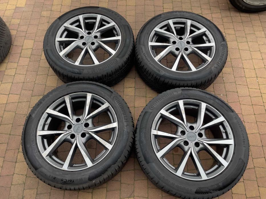 3864. Koła zimowe Vw Tiguan I Skoda 5x112 ET30 255/50/18 Continental