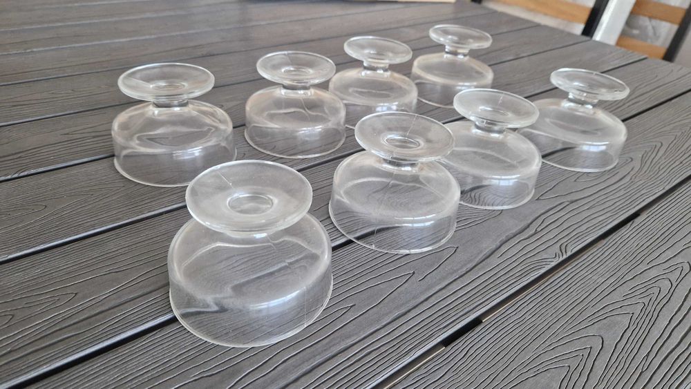 Conjunto 8 taças de vidro