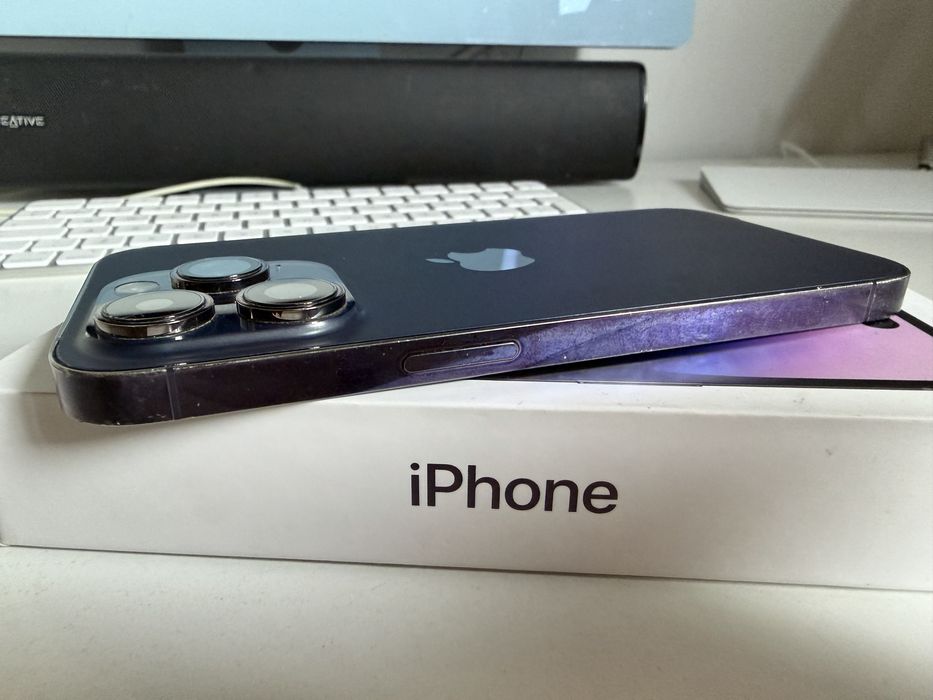 Bateria 100% iPhone 14 Pro 128gb Deep Purple