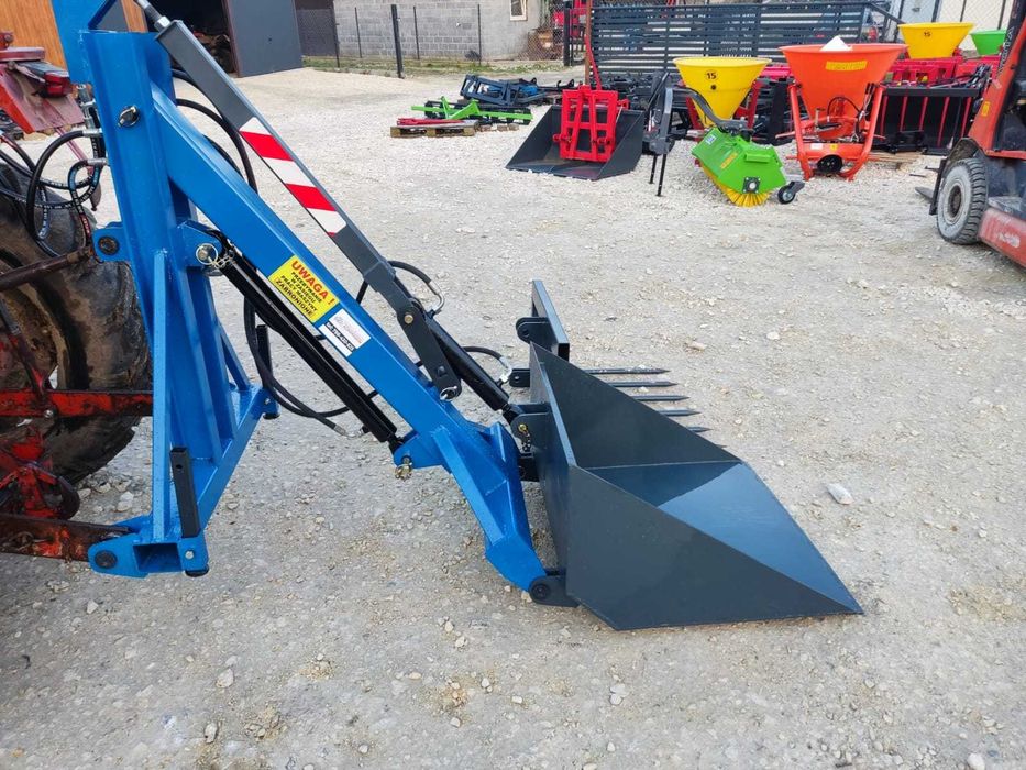 Ładowacz na tuz traktora traktorka podwójna hydraulika solidny mocny