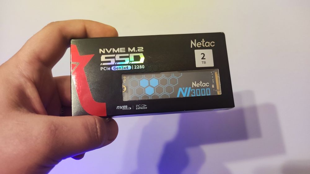 Новий SSD m2 NVME, Netac 2tb, 1tb, 500gb NV3000 3.5гб/сек