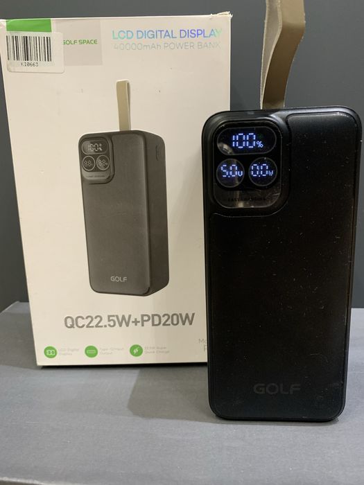 Павербанк Xiaomi 40000 mAh Golf P54 40000 mAh 22.5 W