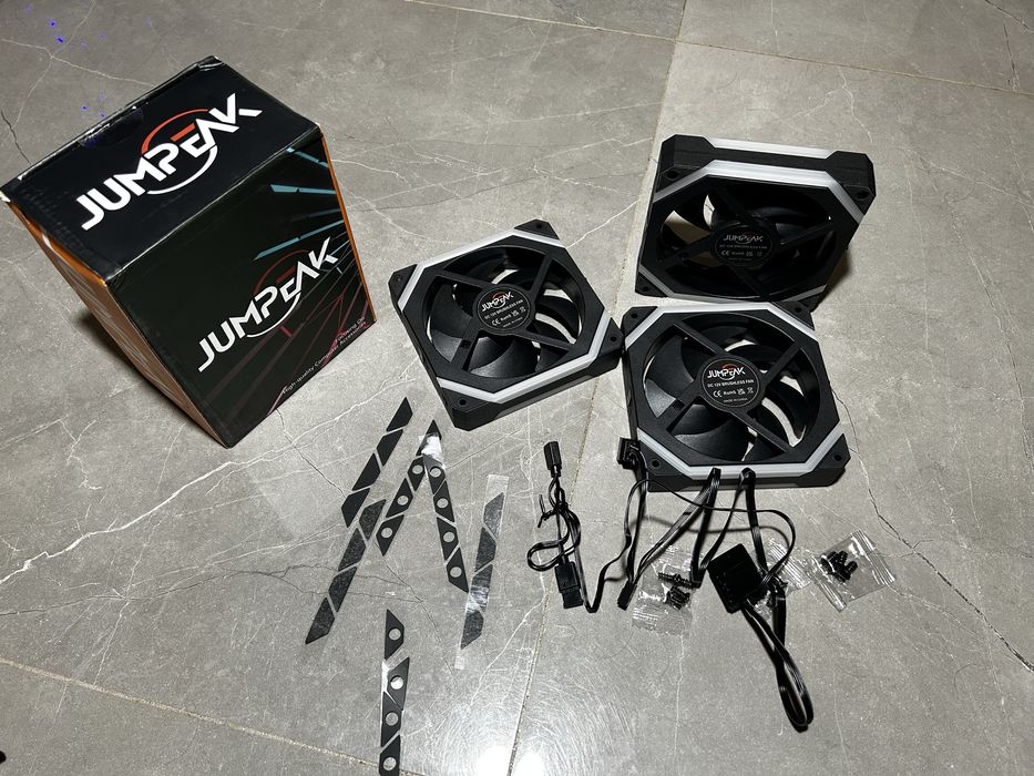 JUMPEAK HS120 CS120 ARGB wentylator komputerowy komplet gamingowy