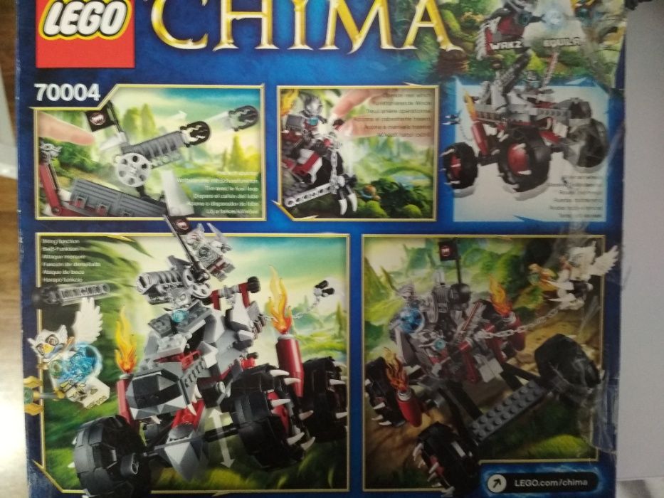 LEGO CHIMA 70004 Wilczy pojazd zestaw kompletny z opakowaniem