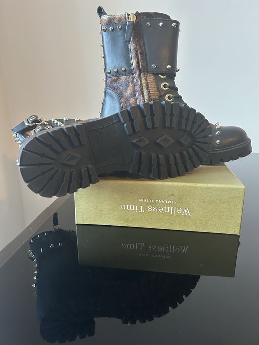 Buty nowe damskie/dziewczęce skóra rozm. 35