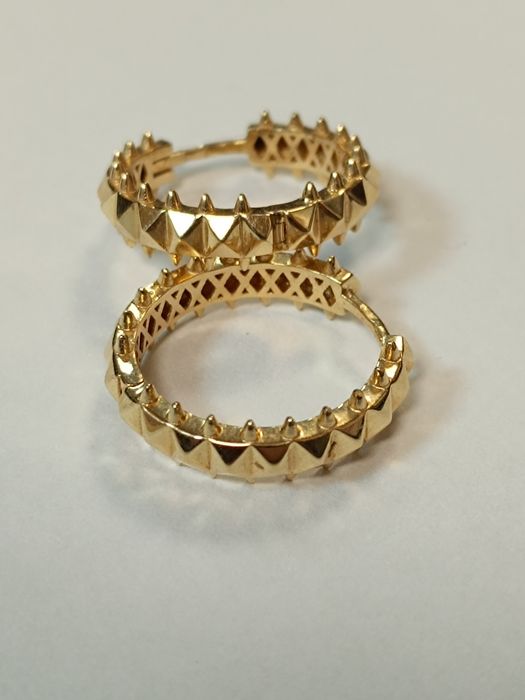 Серьги из желтого золота