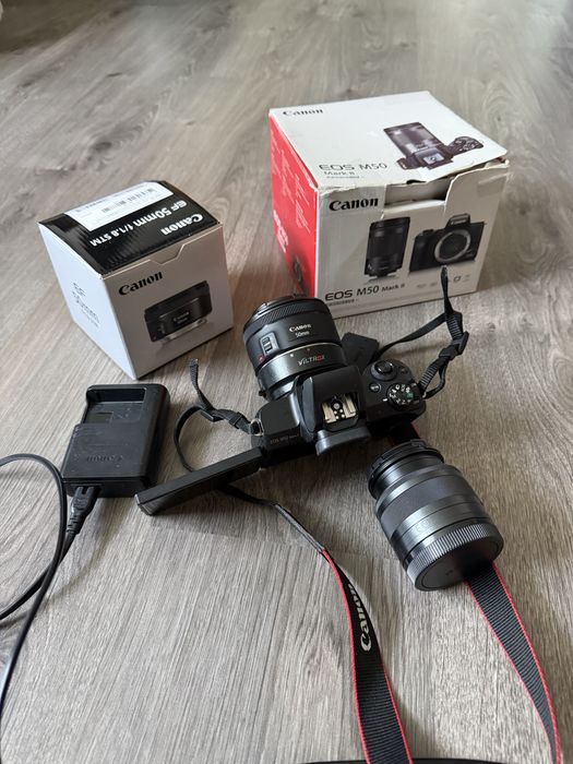 Фотоапарат canon м50 mark ii обʼєктив 50 мм