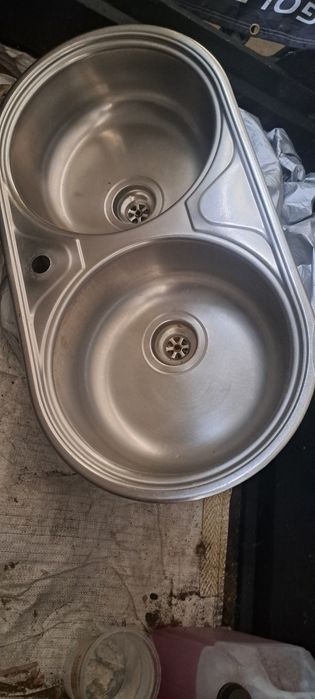 Banca inox duas copas