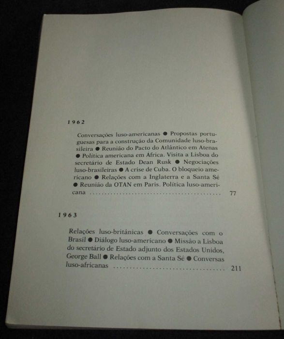 Livro Diálogos Interditos Franco Nogueira I Volume