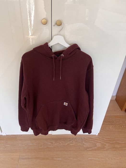 Bluza Carhartt, M, meska , uzywana , bordo, z kapturem