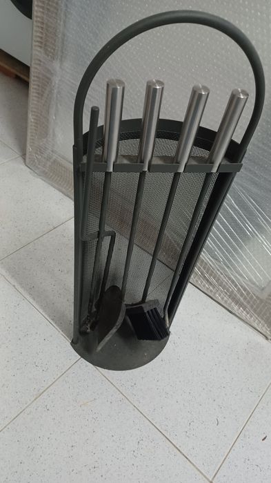 Utensílios de lareira