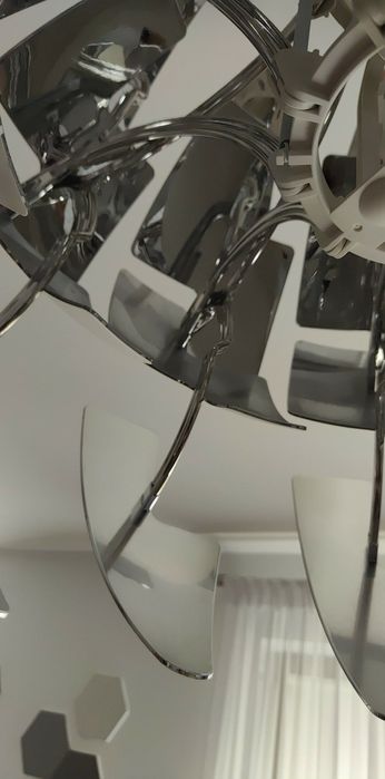 IKEA PS 2014 Lampa wisząca, biały/srebrny, 52 cm, E27