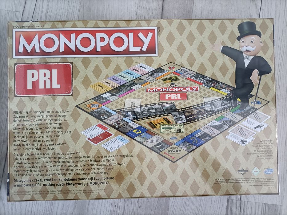 Monopoly PRL gra planszowa Hasbro