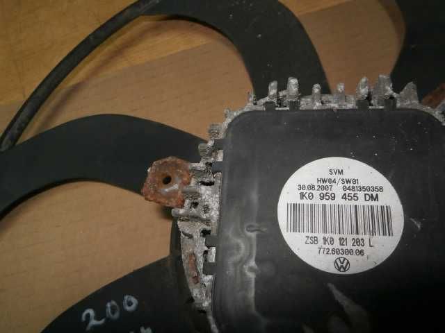 audi A3 8P vw golf V seat altea leon II skoda wentylator chłodnic