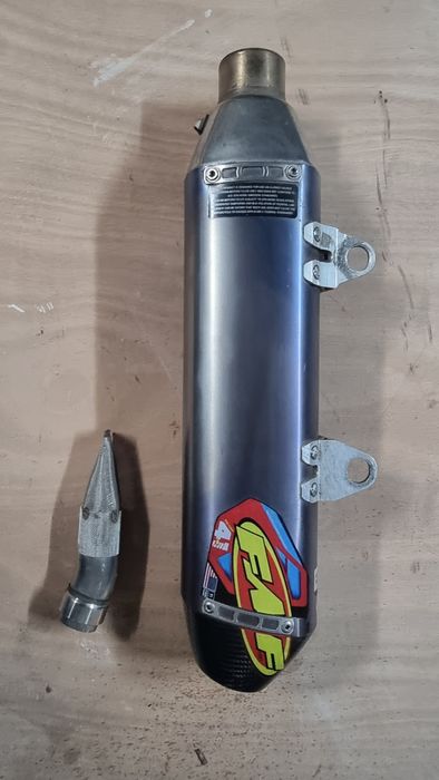 Ponteira de escape  FMF Factory 4.1 rct slip-on titanium/ carbon