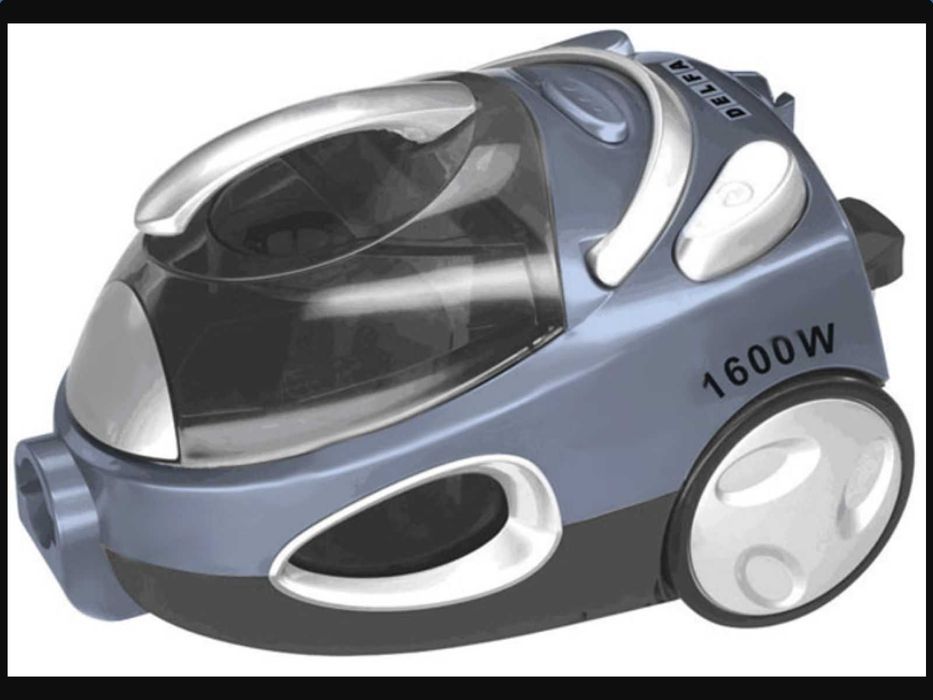 Срочно! Пылесос пилосос 1600 Вт Delfa DVC-835 в упаковке з документами