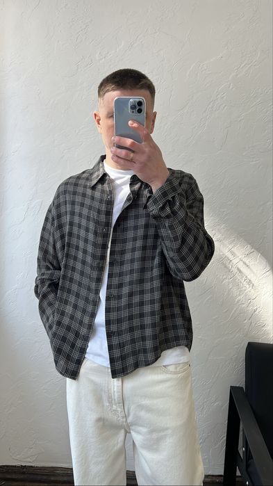 NEW ORIGINAL ! Чоловіча сорочка ZARA в клітинку