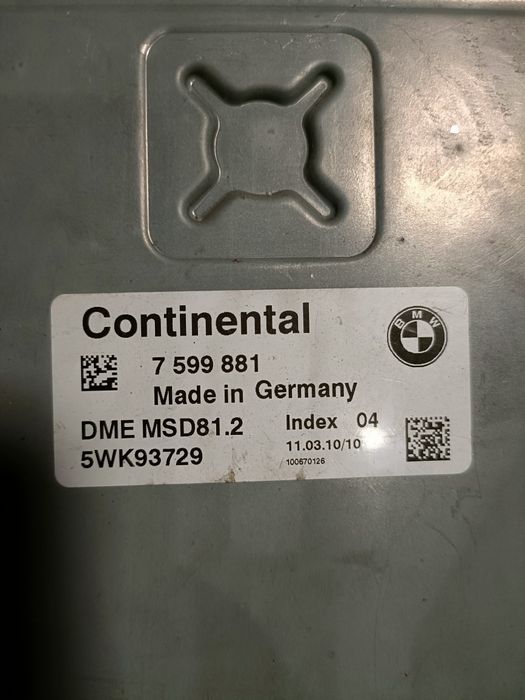 BMW E81 E60 E61 E90 E91 E92 E93 Z4 2.0i N43 B20A KOMPUTER STEROWNIK SI