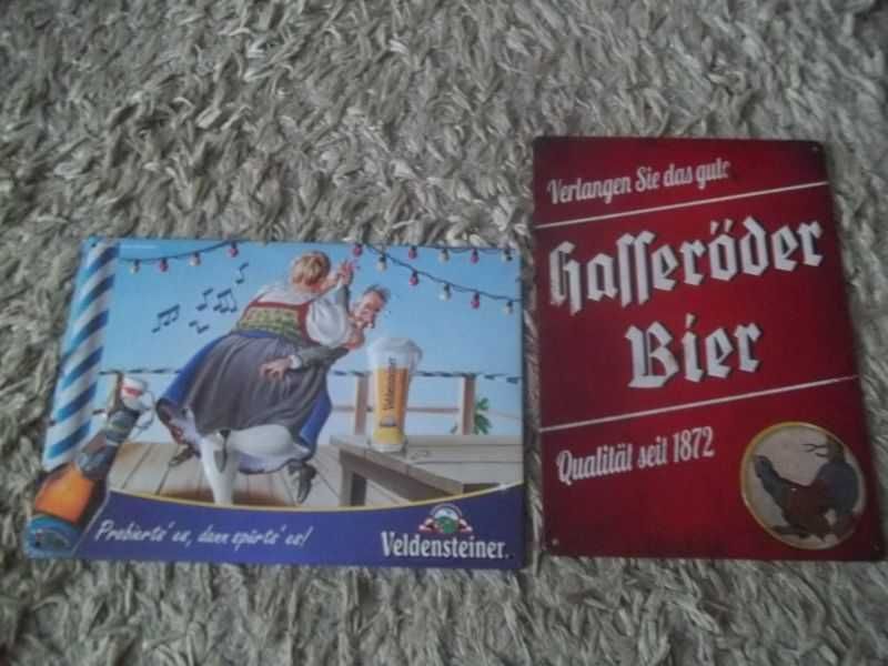 stare reklamy piwa blacha