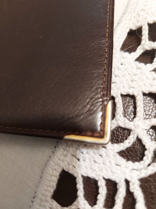 Carteira de Homem da Francor - Pele Genuina - Castanha.