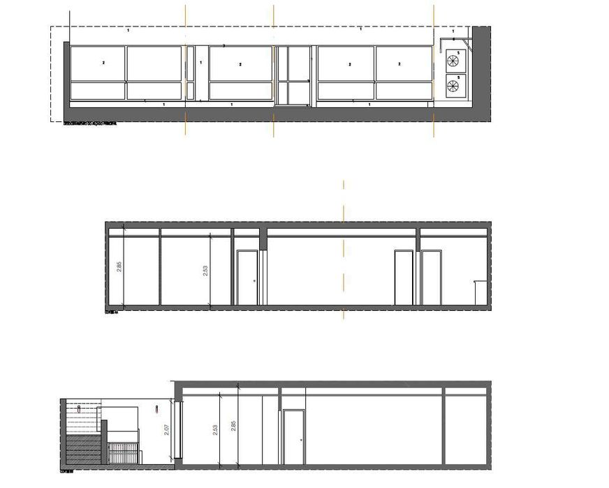 Espaço Comercial para Transformação em T2  na Parede