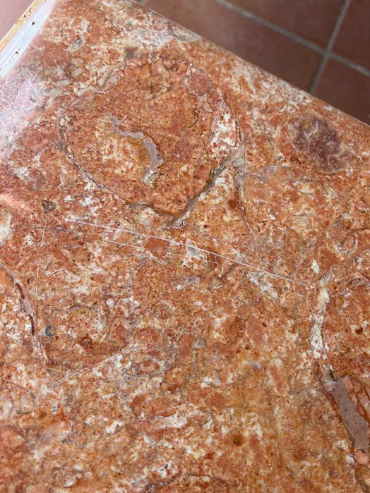 3 mesas de apoio de mármore maciço encaixáveis