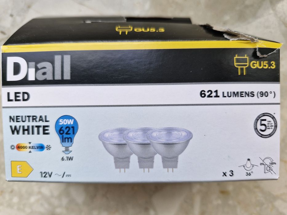 Żarówki Led nowe 3 sztuki  50 W