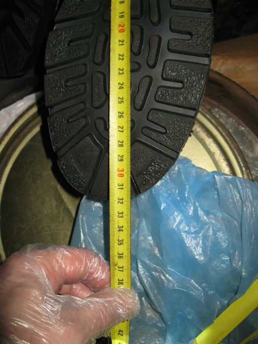 Сапоги рабочие с вынимающимися утеплёнными вставками размер 45