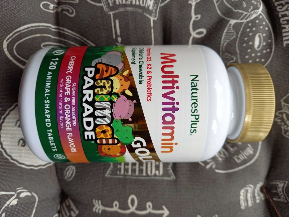 Animal parade дитячі вітаміни С Д кальцій магній цинк мульти для дітей